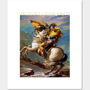 Jacques-Louis David - Napoleon Crossing the Alps Posters and Art